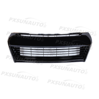 For 2014 2015 2016 Toyota Corolla S Sport Front Bumper Lower Grille Grill Black