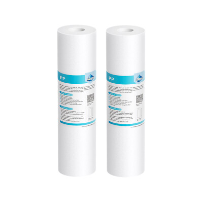 6 Pack 1/5/10/20/25/50 Micron 2.5x10'' Melt Blown Sediment Water Filter Cartridge