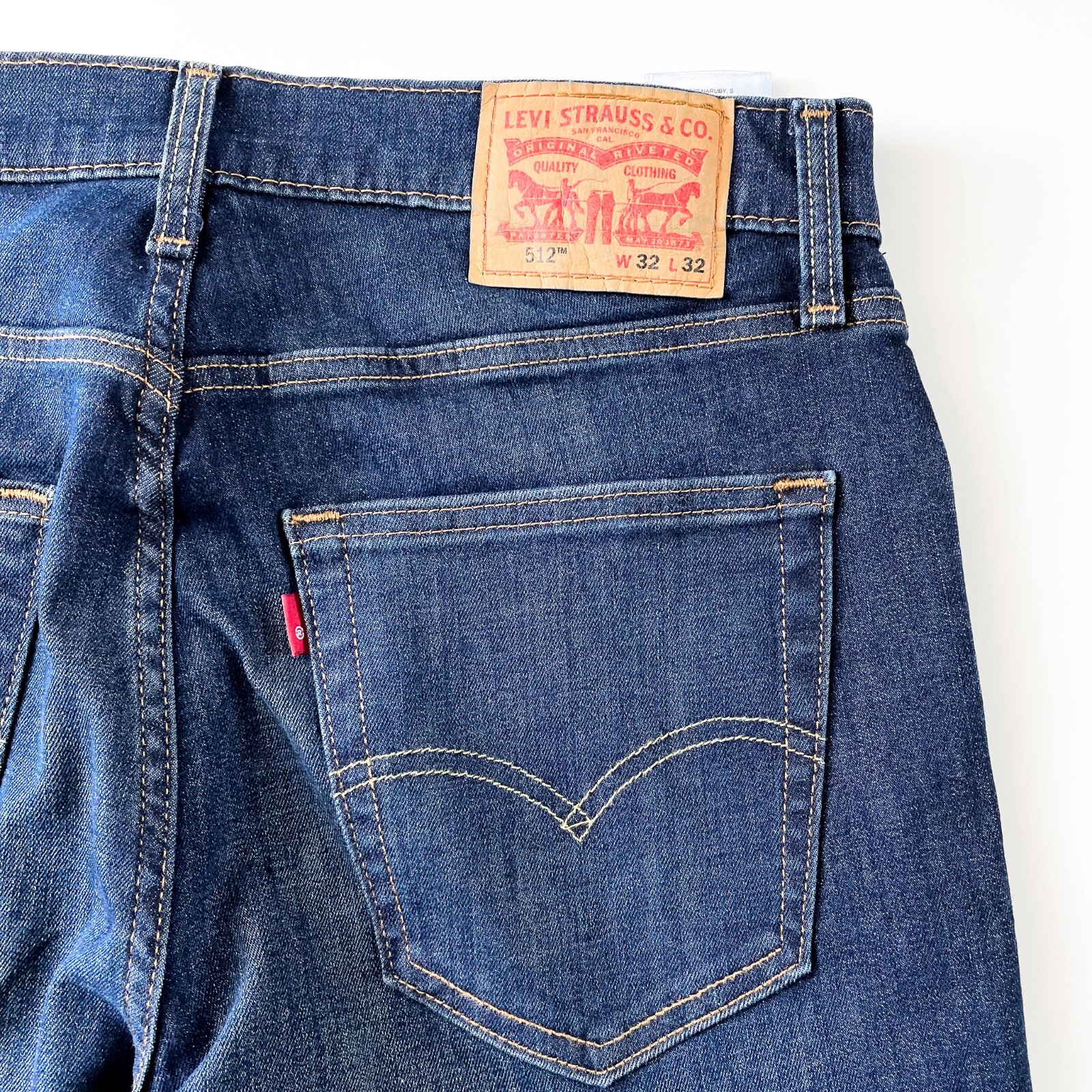 Levi's 512 Jeans Men's Slim Taper Red Haze Advanced Blue Levi's 512 Jeans Men's Slim Taper Red Haze Advanced Blue