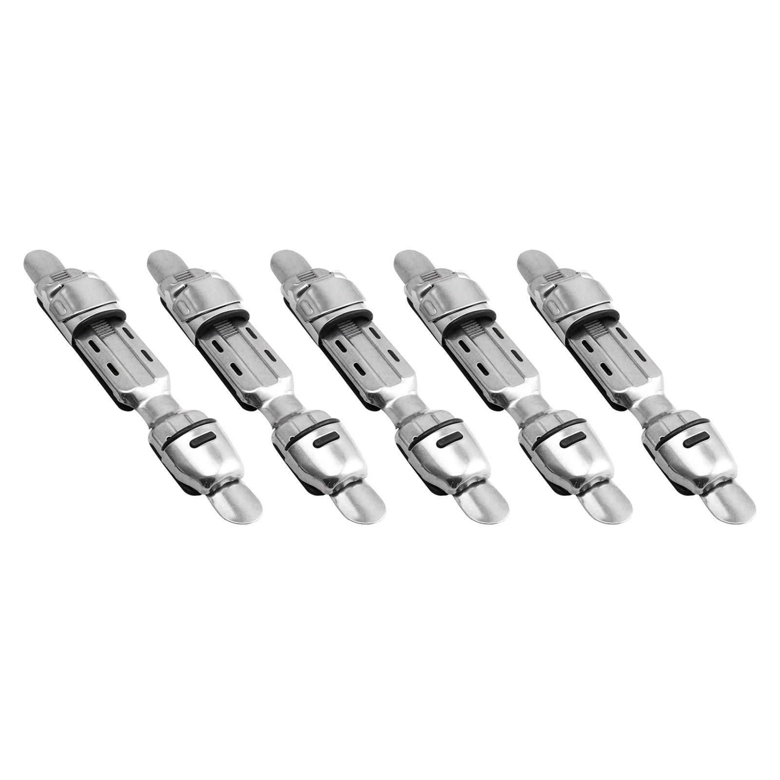 replacement shimano reel seats 5PCS/Set Stainless Steel Adjustable Fishing Rod Reel Seats Replacement  Parts;
