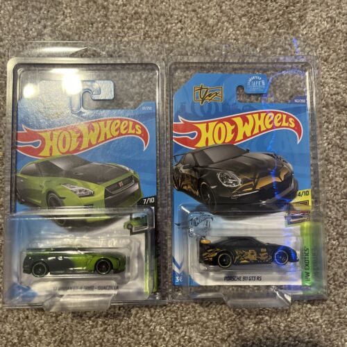 Tanner Fox Guaczilla GTR-35 And Porsche 911 GT3 RS Lot Of 2 VHTF Hot Wheels!