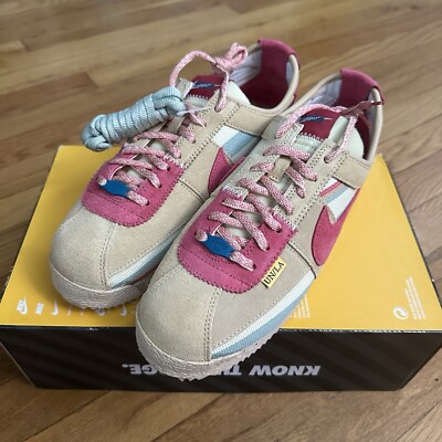 Nike Cortez SP x Union LA Sesame Pink Sail DR1413 200 Men's Size 8