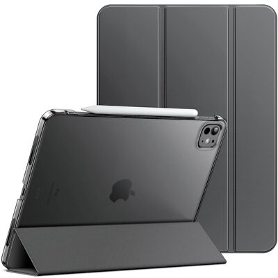 JETech Case for iPad Pro 13-Inch M4 (2024), Slim Stand Hard Back Smart Cover