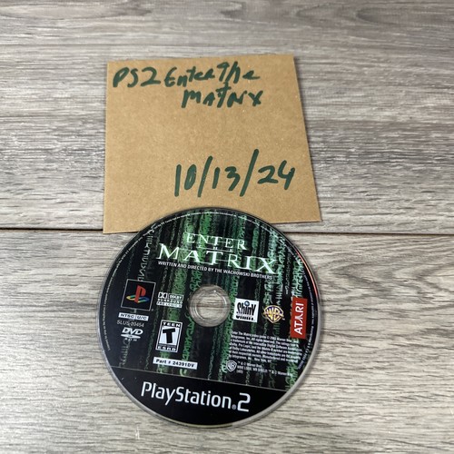 Enter the Matrix (PlayStation 2 PS2) Disk Only 742725243910