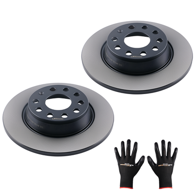 2 Disques frein arrière for VW Tiguan Van Passat Variant 2007-2018 282mm