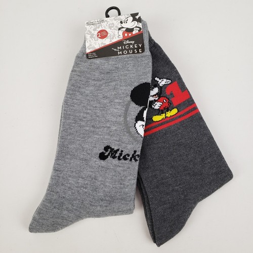 Mickey Mouse Novelty Mens Size 6-12  Gray New