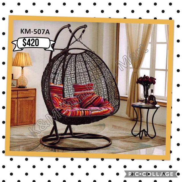 ** NEW TWO SEATER EGG CHAIR** Free cushion | Outdoor Dining Furniture