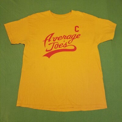 Average Joe's T-Shirt Dodgeball Uniform Gymnasium Slogan Tee Shirt Movie Gym Joe