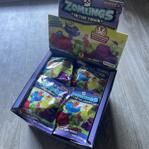 Zomlings In The Town – Serie 4 Blind Bags, 10er Pack Mit Crystal Zomling & Zom Mobile