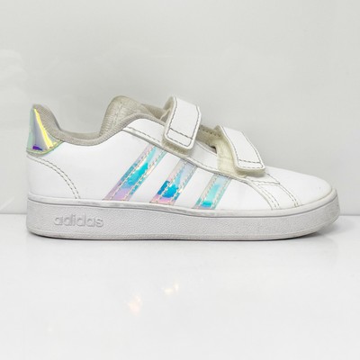 

Adidas Boys Grand Court FW1276 Белая повседневная обувь Кроссовки Размер 10K, Белый, Grand Court