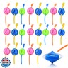 KatchOn, Colorful Spinning Tops for Kids - Pack of 24 Spinners | Party Toys Gifts and Party Favors, Pull Strip Spinning Top Toys Valentines Day Gifts for Kids Classroom Prizes, Easter Basket Stuffers