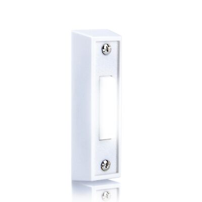 Wired Doorbell Button with LED Light Door Bell Ringer Push Buttons Replacement
