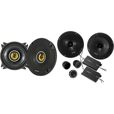 Kicker 46CSS654 CS-Series CSS65 6.5-Inch (160mm) Component System with .75-in...
