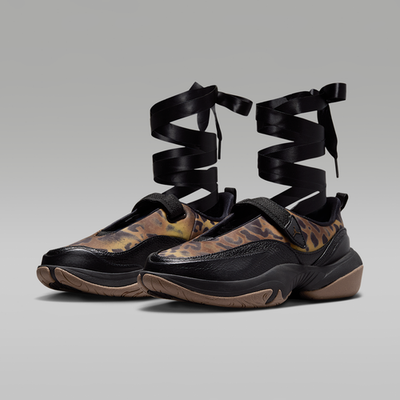 NIKE Women's Jordan Pointe SE IX7244-001 Black Gum Dark Brown Velvet Brown