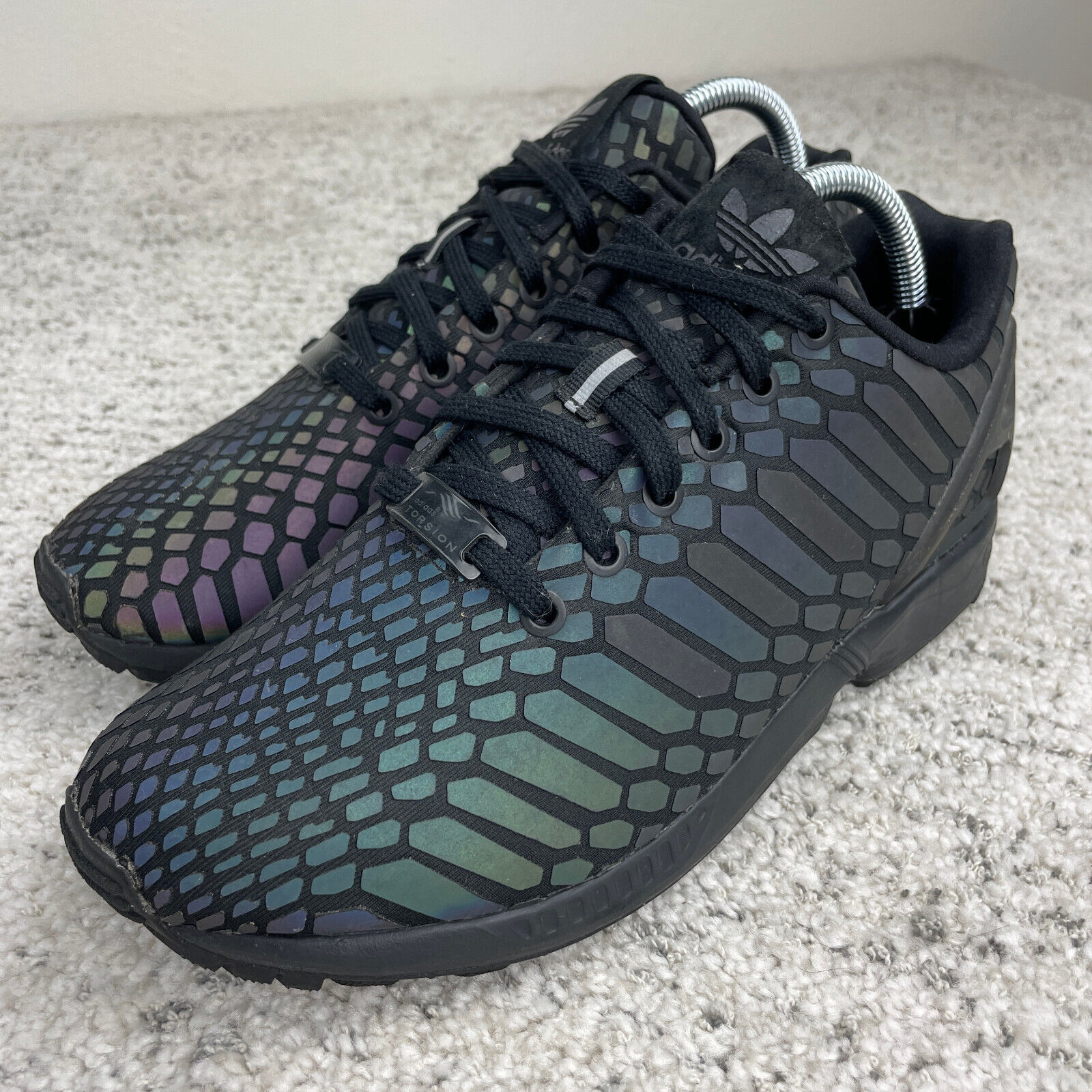 Adidas ZX Flux Xeno Women Size 8 Sneakers Shoes Black Sole Adidas ZX Flux Xeno Women Size 8 Sneakers Shoes Black Sole