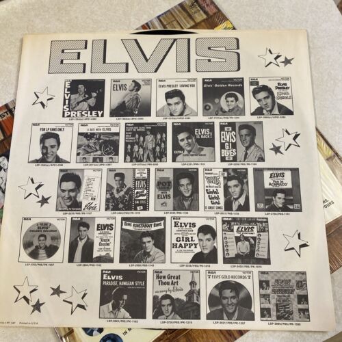 ::ELVIS PRESLEY FOR EVERYONE! LP VINYL RCA RECORD LSP-3450 ROCK 12"
