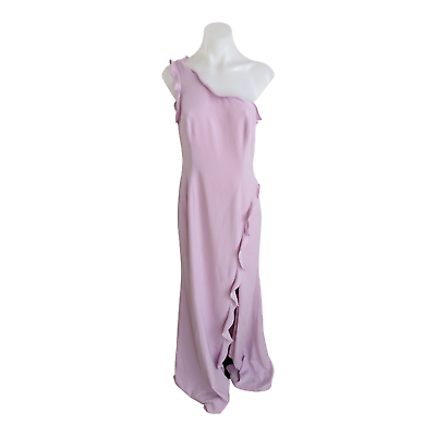 Jay Godfrey Size 8 Alma Gown Maxi Sheath Dress Lilac Purple One