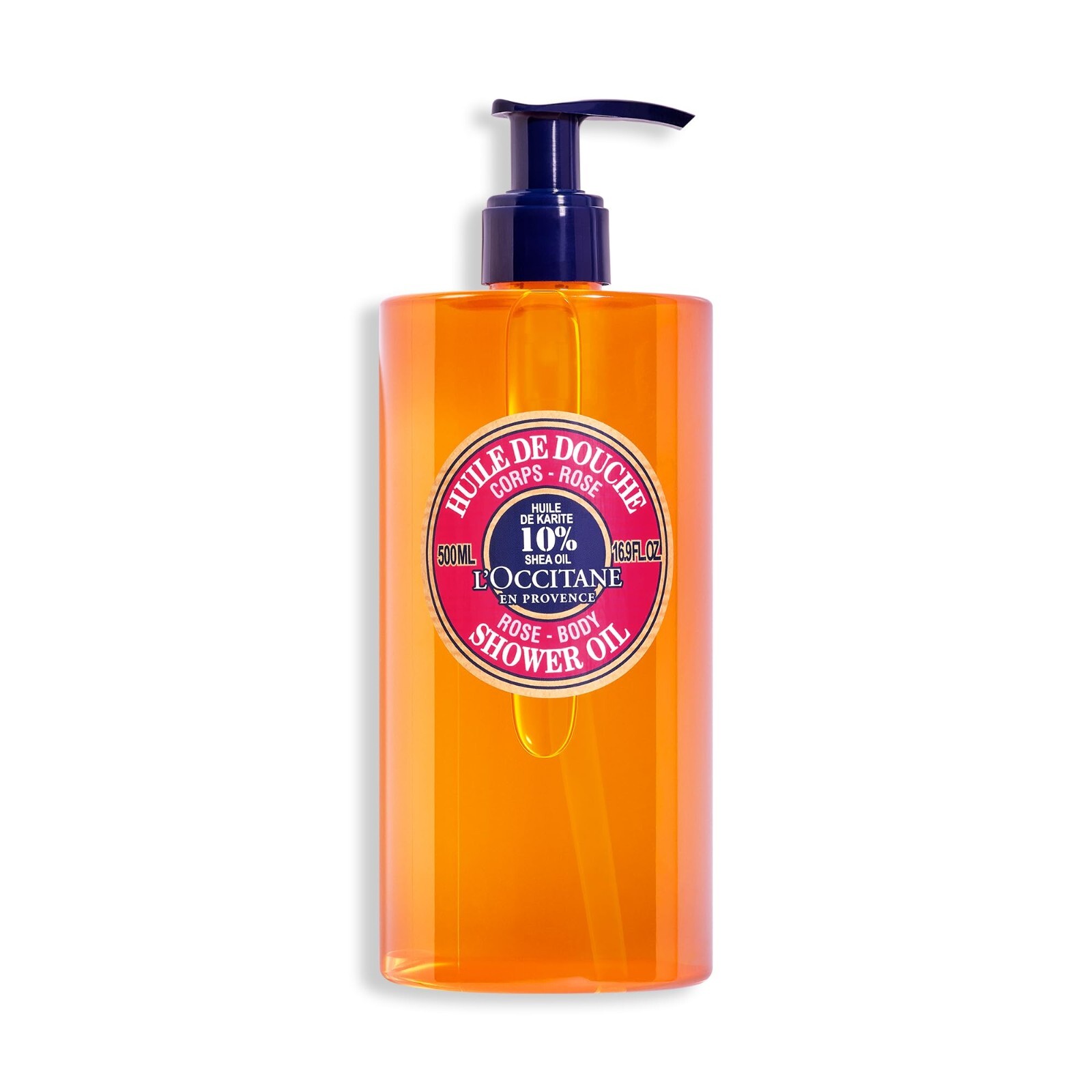 L'Occitane Softening Rose Shea Body Shower Oil with10% Shea