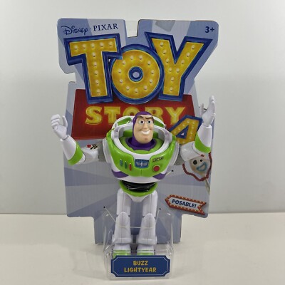 Disney Pixar Toy Story 4 Buzz Lightyear Poseable Action Figure New