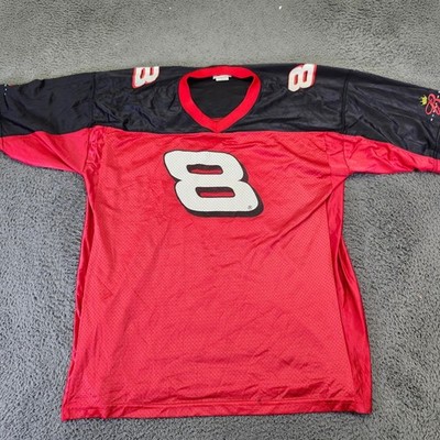 Winners Circle Dale Jr. #8 NASCAR Racing Jersey Red Black XL