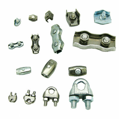 Drahtseilklemmen Seilklemmen Stahlseil Seil Klemme Simplex Duplex Eiform Bügel