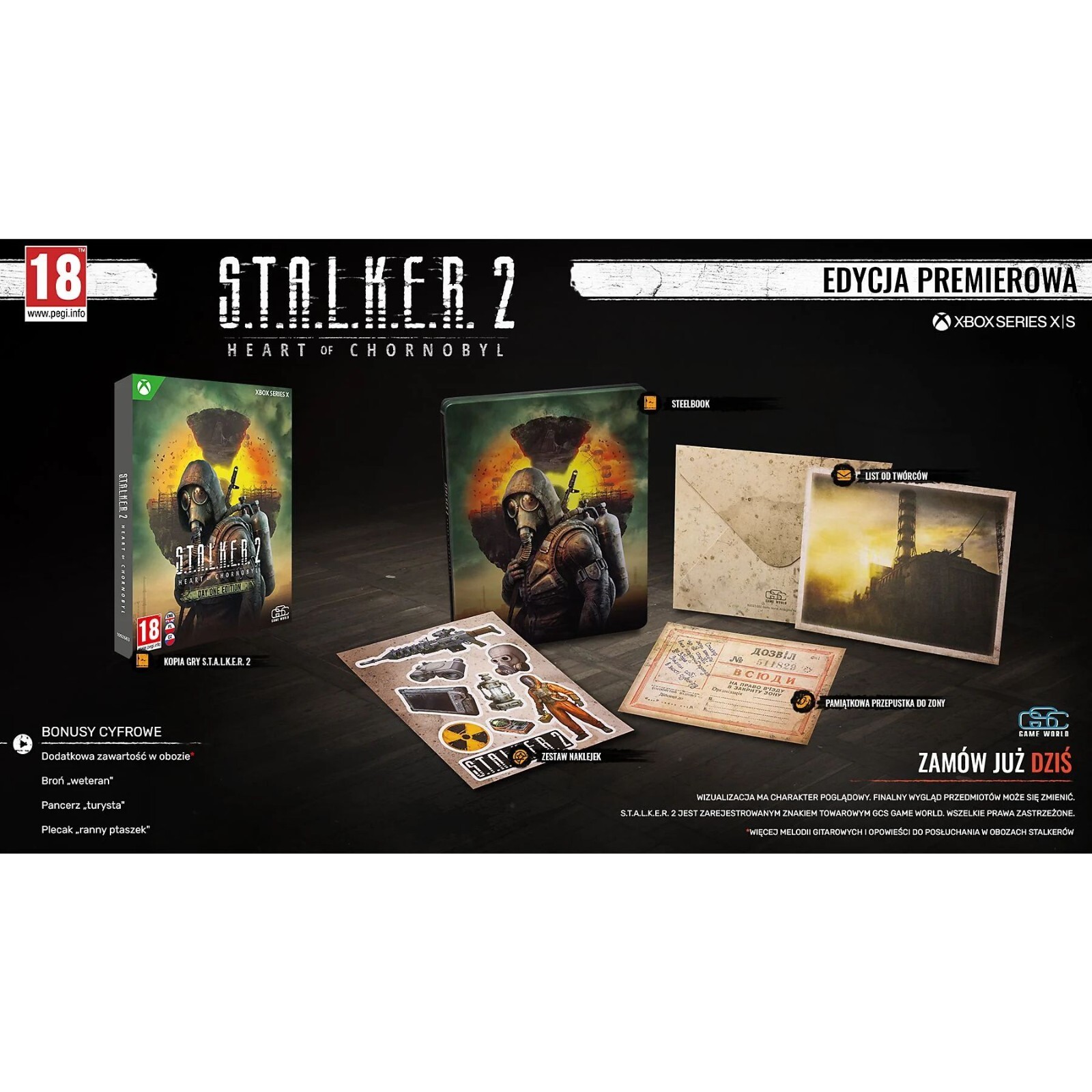 S.T.A.L.K.E.R 2 HEART OF CHORNOBYL STEELBOOK EDITION XBOX