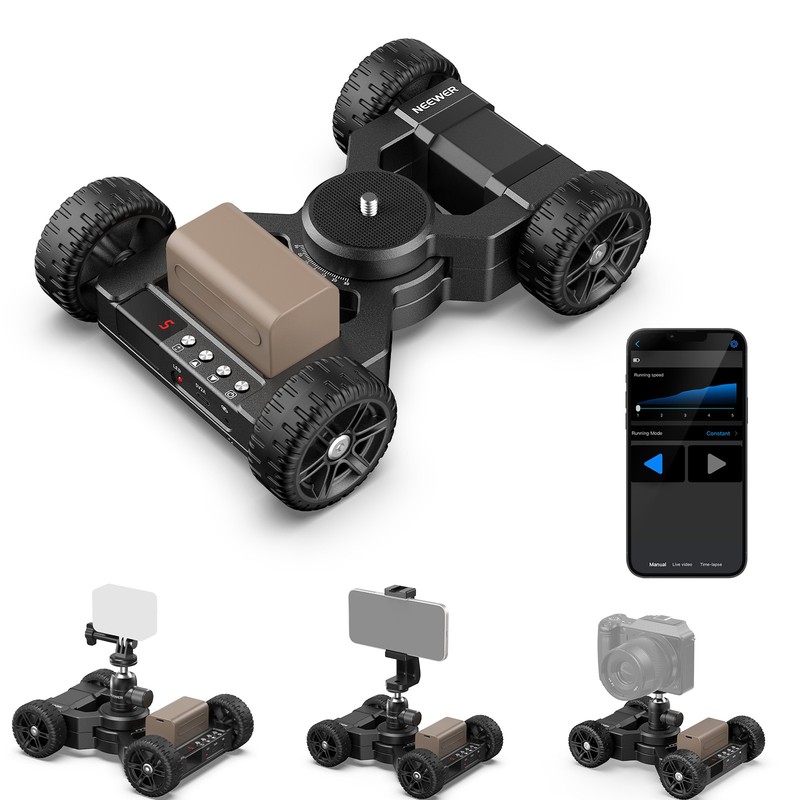 NEEWER DL400 Motorized Camera Slider App Control for GoPro iPhone