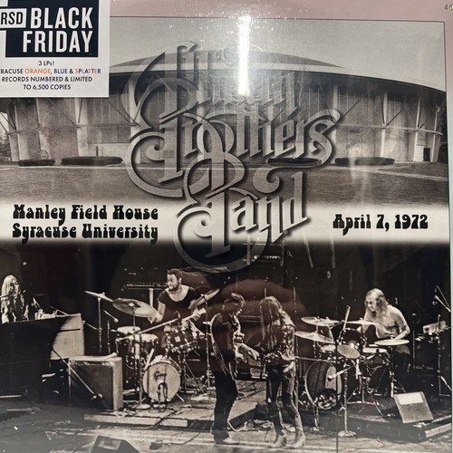 ALLMAN BROTHERS - Manley Field House 1972 3xLP #5837 Color