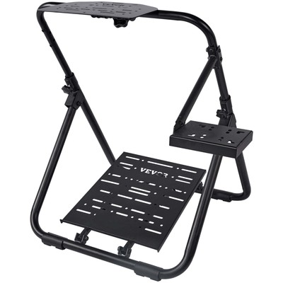 Racing Steering Wheel Stand Height Adjustable Foldable Fit