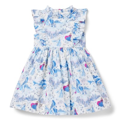 Платья для девочек Janie and Jack Frozen Toile Dress (для малышей / Маленьких деток / больших деток)