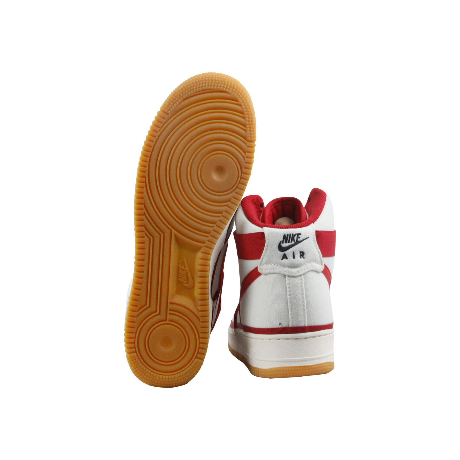 Pre-owned Air Force Size 7.5/9/12.5/13/14 Men  1 High 07 Lv8 806403 101 Red Bone White