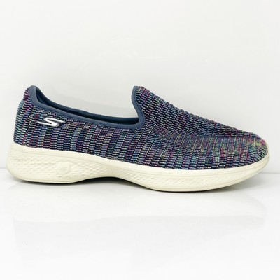 

Skechers Womens Go Walk 4 14922 Многоцветная повседневная обувь Кроссовки Размер 8, Multicolor, Go Walk 4