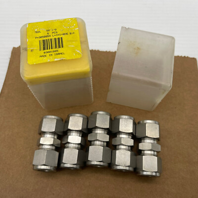 1/2'' Tube 316ss Union Fitting  Ham-Let  762L SS-1/2 Brand New Unused ** 1 QTY **