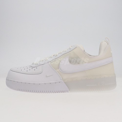 

Мужские повседневные кроссовки Nike Air Force 1 React RIGHT SHOETONGUE DISCORATION US10.5 DM0573-100, Белый, Air Force 1 React