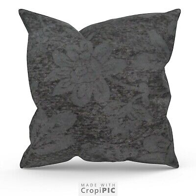 Large Black Cushions With Deep Filled Inners Or Only Covers  24"  Pack Of 2
