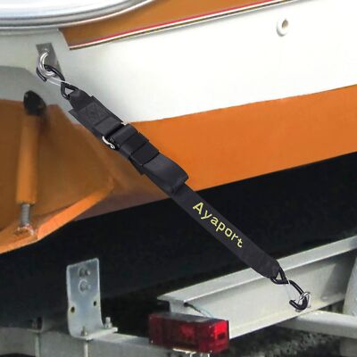 2 Pack Heavy Duty Boat Tie Down Straps to Trailer Boat Transom Strap 4 Ft x 2 in
