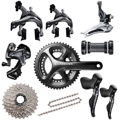 たけULTEGRA fc-r8100（50/34)165mm Shimano Ultegra FC-R8100 Crankset 165mm 12-Speed 50/34t Hollowtech