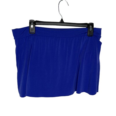 Magicsuit by Miraclesuit Swim Skirt Womens 14 Blue Swimsuit Bathing Suit Bottom