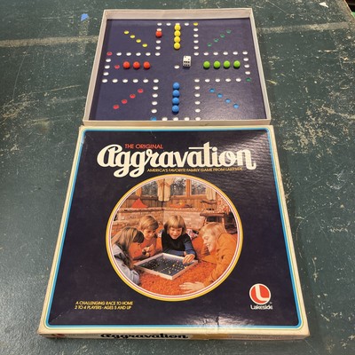 VINTAGE 1977 THE ARIGINAL Aggravation Board Game By Lakeside 