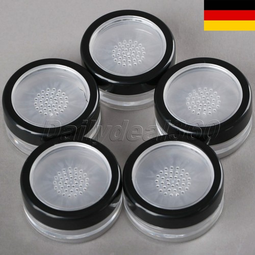 Makeup Pulver Kosmetik Verpacken Behälter Flasche Kleine Plastische Dose 10g x5