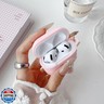 Cute Pink Case for Airpods 4 Cover for Girl Women with Pom pom Flower Charms Keychain and Cleaner Kit, Soft Silicone Airpods iPod 4th Gen Protective Cover Skin for Airpod 4 2024