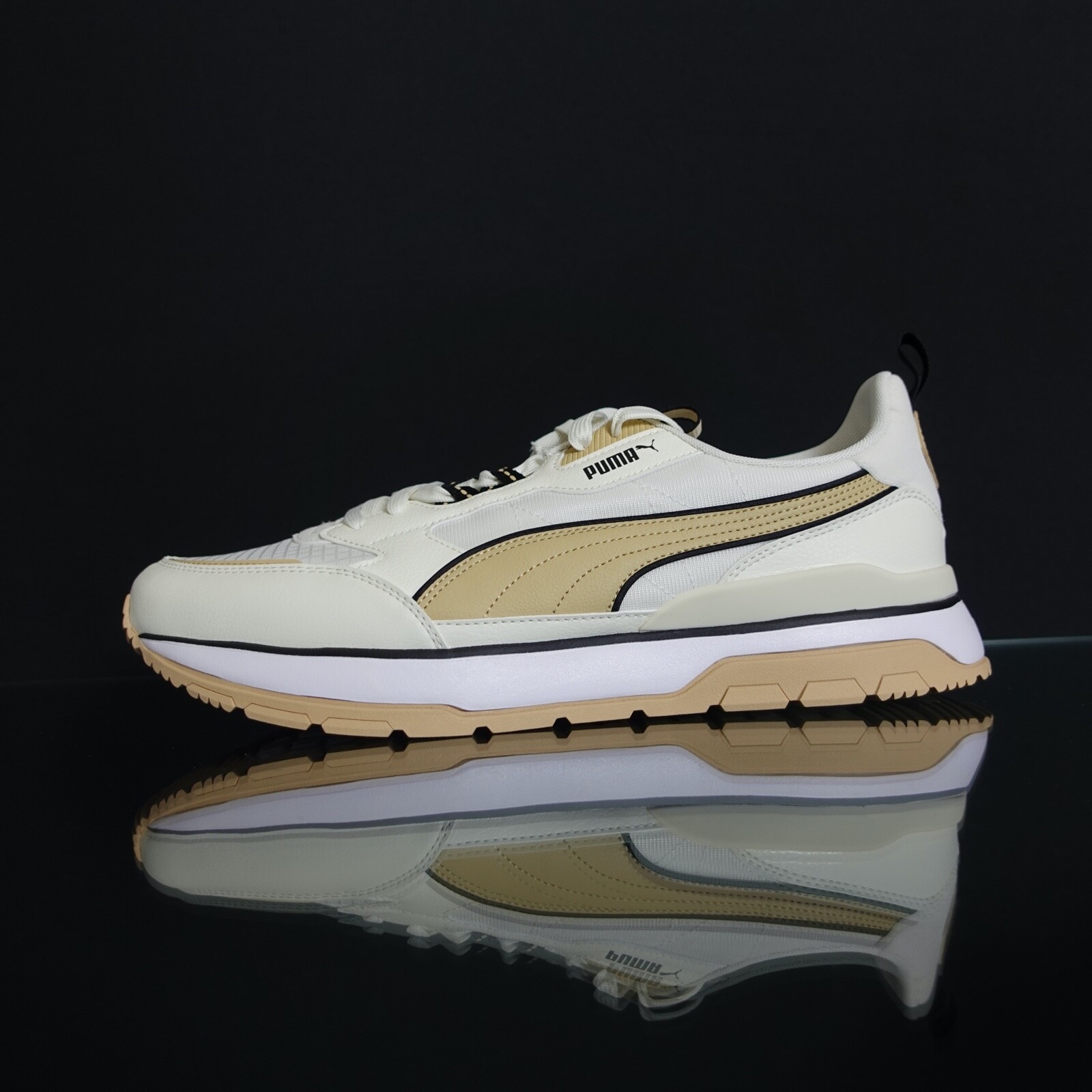

Мужские кроссовки Puma R78 Trek, размер 13, кроссовки цвета слоновой кости, светящиеся кроссовки #807, Цвет слоновой кости, PUMA R78