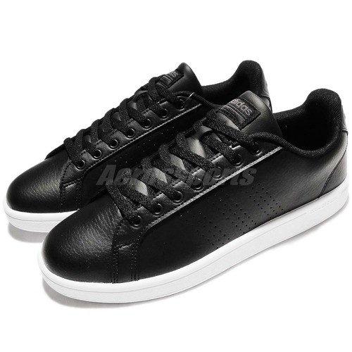 adidas Neo Cloudfoam Advantage Clean Black White Leather Men Shoe Sneaker AW3915 for sale online | eBay