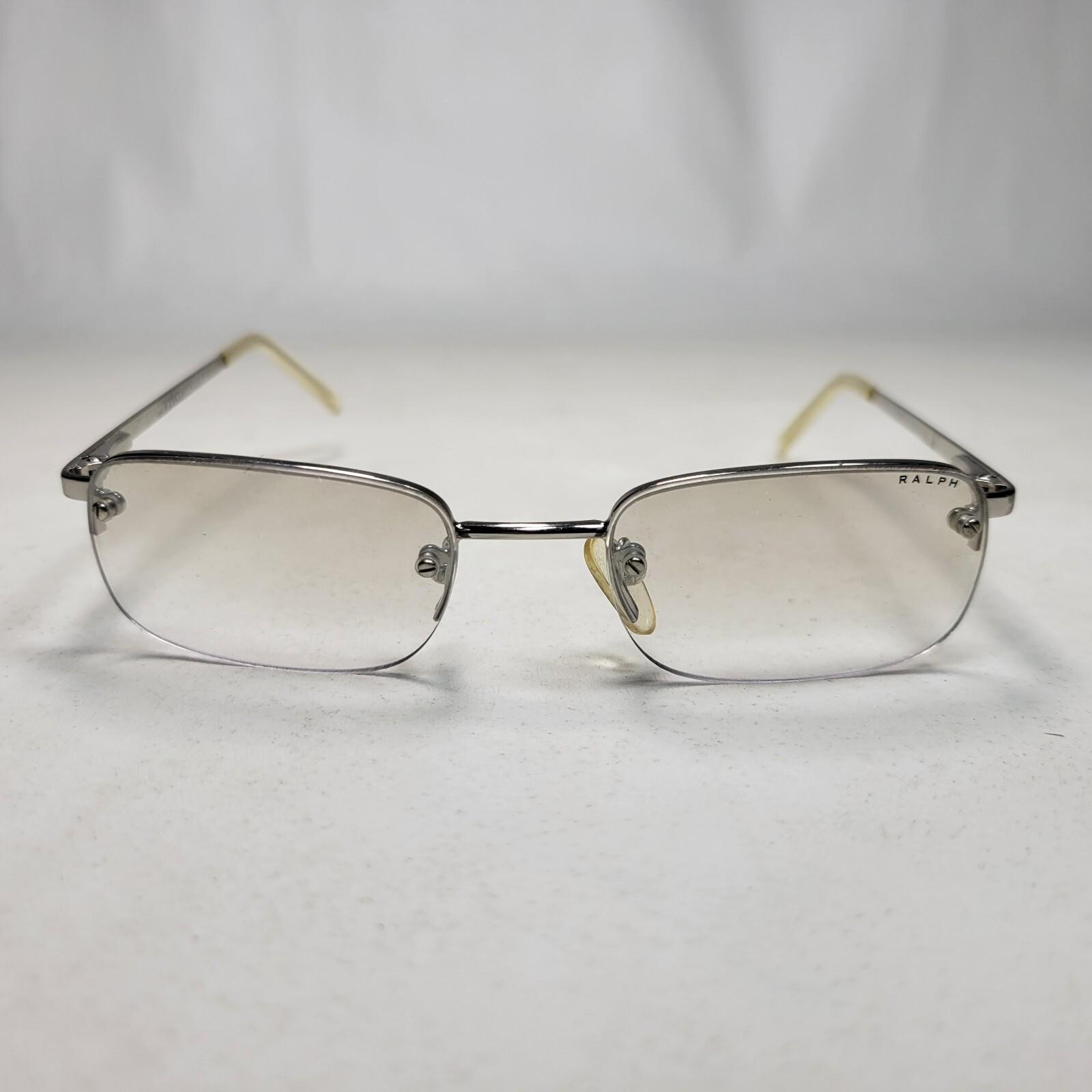 Ralph Lauren Rectangular Half Rim Silver Eyeglasses 7515/S
