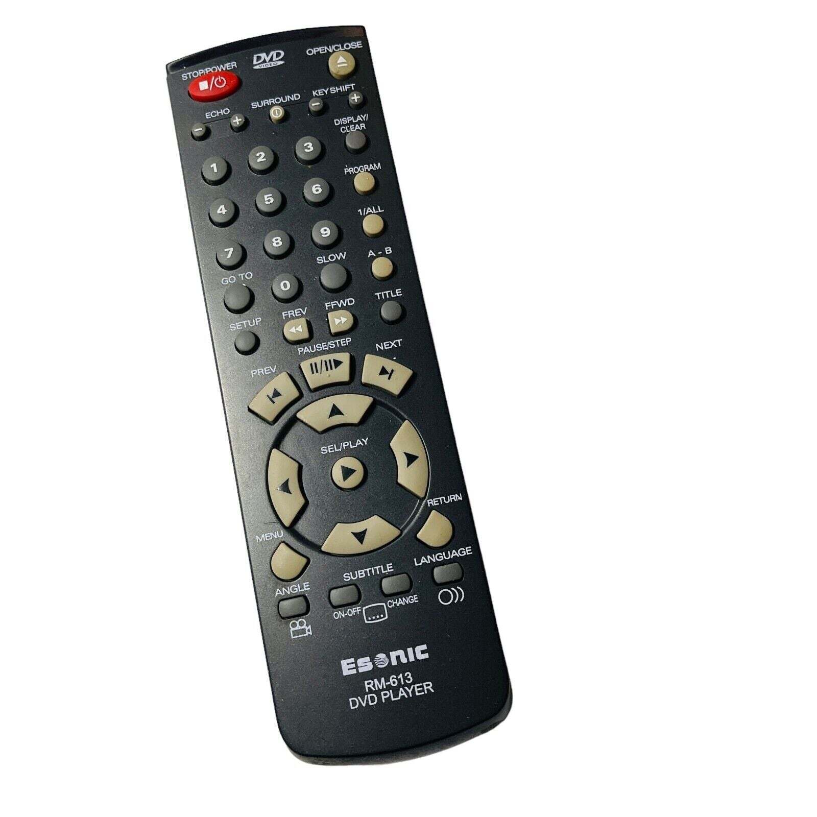 Esonic Remote Control for DVD Player RM-613 Tested and Works