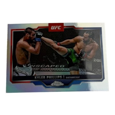 2024 Topps Chrome UFC Kyler Phillips Refractor Card 181 Bantamweight MMA