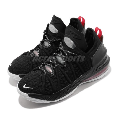 

Nike Lebron XVIII GS 18 James LBJ Black University Red Kid Женская обувь CW2760-001, Черный, Lebron Xviii Gs