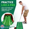 GOTOSOBAY Putting Green Indoor,Golf Putting mat with Auto Ball Return – Premium Golf Putting Mat for Home, Office, or Outdoors – Golf Gift for Men and Women, Practice Anywhere