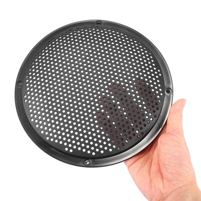 4pcs 8 Inch Universal Speaker Grills Cover Mesh Guard Protective Case Black