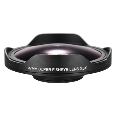 Andoer 37MM 0.3X HD Ultra Wide Angle Fisheye Lens Fit For Canon M31 M30 M32 C4K5